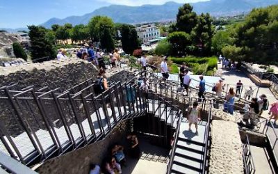 Nuova scala all’Antiquarium di Pompei