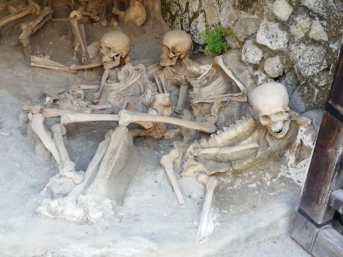 Ercolano scheletri della spiaggia